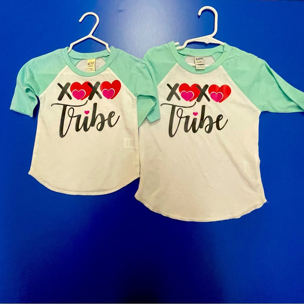 Two Valentine’s Day shirts